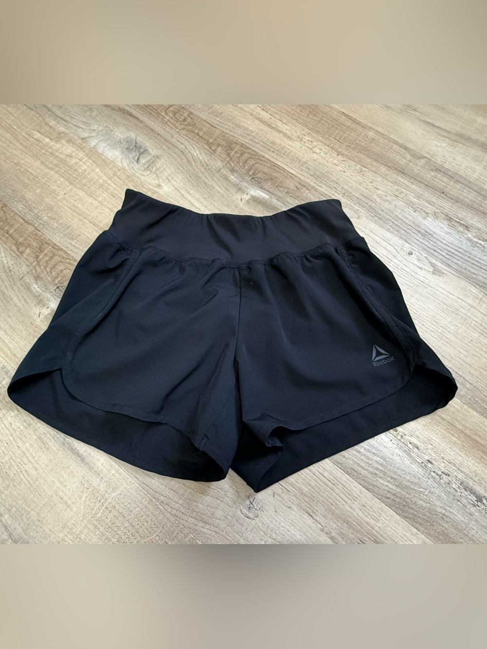 Reebok black ladies athletic shorts